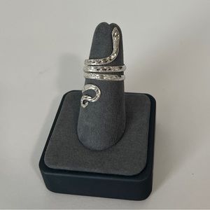 Snake ring for women, 925 silver made in Mexico size 8.5